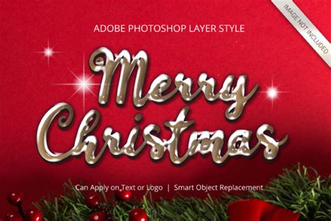 Photoshop Christmas Winter Layer Style Graphic By Anomali Bisu