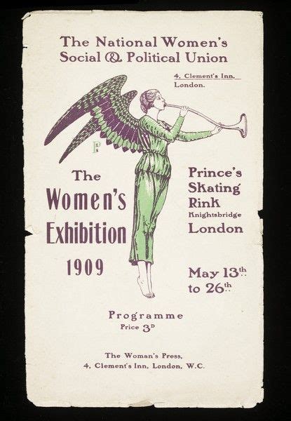 Sylvia Pankhurst Designed This Programme For A Major Women S Suffrage Exhibition Where Many