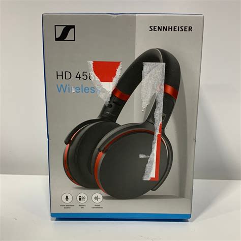 Sennheiser Hd Bt Wireless Noise Cancelling Headphones Black Red