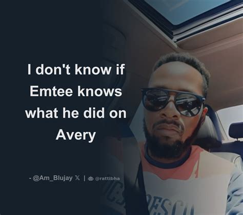 I Don T Know If Emtee Knows What He Did On Avery Thread From The