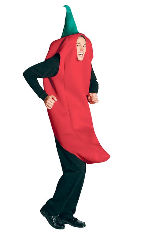 Adult Red Hot Chilli Pepper Costume Uk