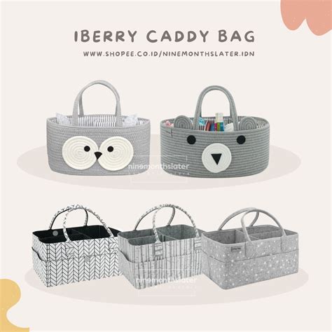 Jual IBerry My Size Multipurpose Caddy Bag Dengan Tutup Diaper Tas