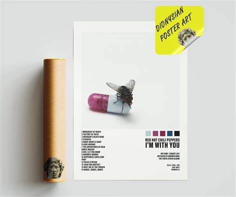 Red Hot Chili Peppers I M With You Poster Album Cover Poster Sold By Nimroayoti Sku