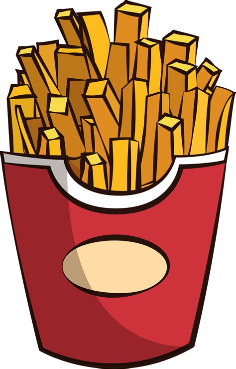 Download Potato French Fries Fast Food Png And Vector Transparent