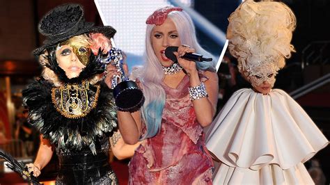 11 Of Lady Gagas Most Outrageous Outfits Celebrity Channelname