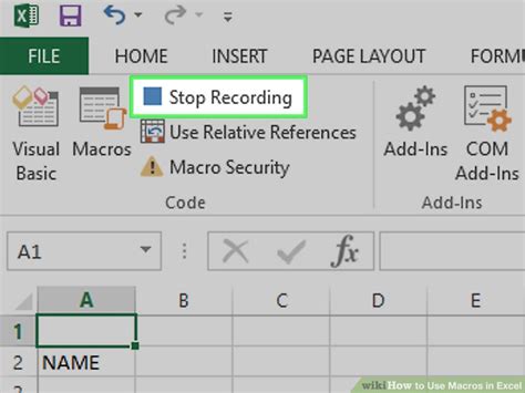 How To Use Macros In Excel With Pictures Wikihow