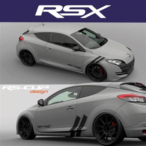 Rsx Decal Kit For Renault Sport Rs Megane Clio Twingo Captur