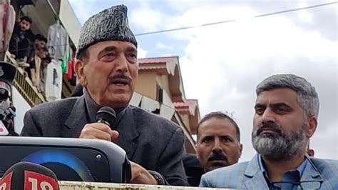 Former Cm Ghulam Nabi Azad Healthy Series Of Road Shows And Rallies