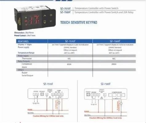 Sub Zero SZ7510T On Off Temperature Controller At Rs 850 In Surat