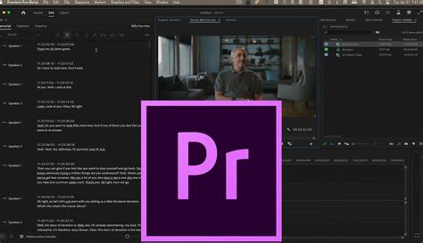 Text Based Editing In Premiere Pro Beta Available Cined