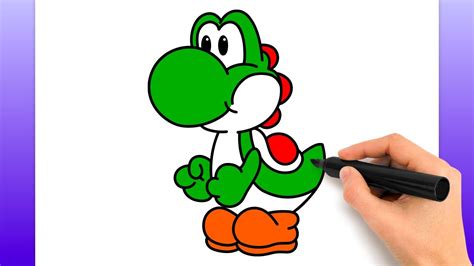 C Mo Dibujar A Yoshi F Cil Tutorial De Dibujo Paso A Paso Youtube