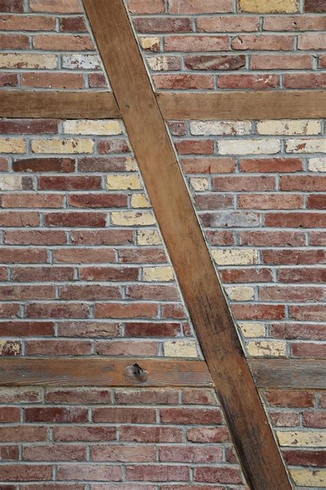 How To Attach Wood Beam Brick Wall The Best Picture Of Beam