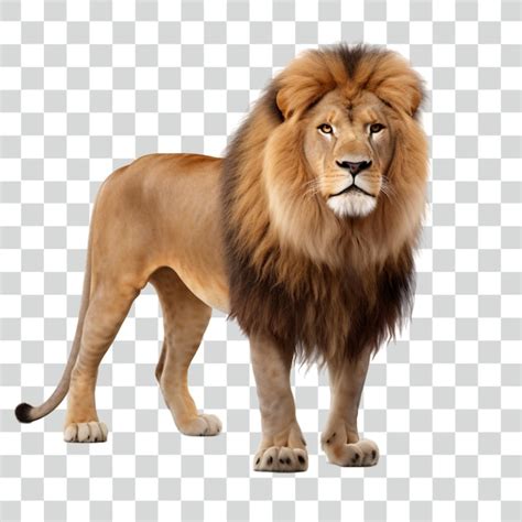 Psd Lion Transparent Background Premium AI Generated PSD