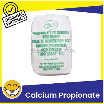 Jual Pengawet Roti Calcium Propionate Kalsium Propionat Pengawet