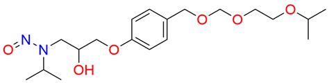 N Nitroso Bisoprolol EP Impurity G Molecular Formula C19H32N2O6