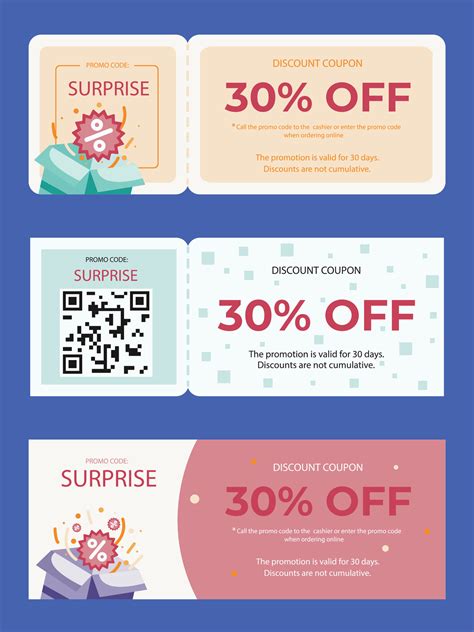 Coupon design, discount coupon, coupon, gift coupon, design example