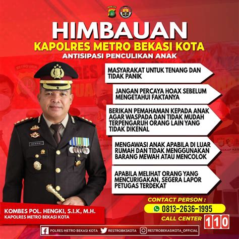 Polres Metro Bekasi Kota Sosialisasikan Penanganan Maraknya Berita