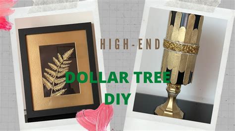 GLAM DOLLAR TREE DIYs Dollar Tree Hacks HOME DECOR DIY Easy And