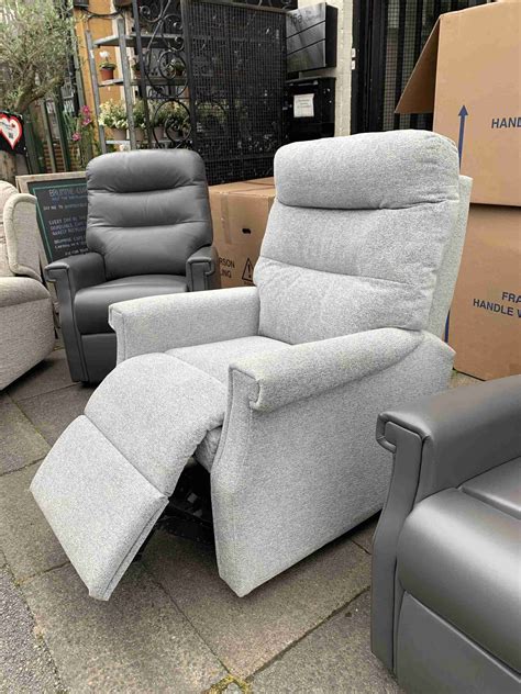 Celebrity Sandhurst Dual Motor Recliner In Iona Aqua And Large Size