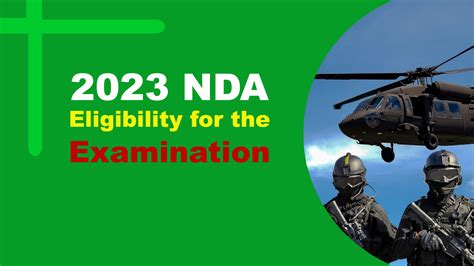 2023 NDA Eligibility For The Examination Warriors Defence Academy