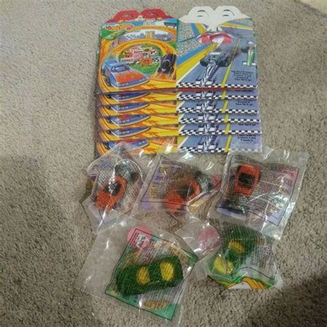 Vintage Mcdonalds Hot Wheels Happy Meal Box S New With Toys
