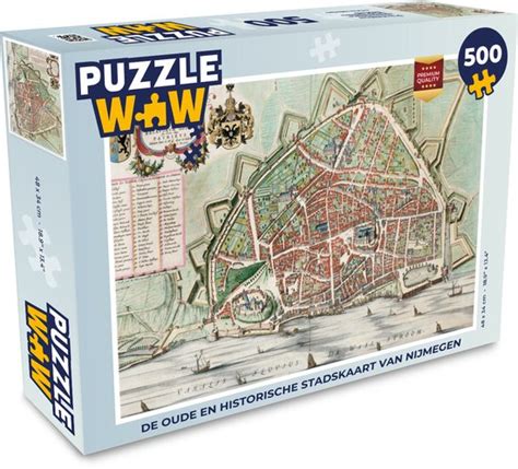 Puzzel Kaart Nederland Vintage Legpuzzel Puzzel Stukjes