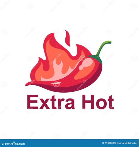 Extra Hot Spicy Chili Pepper Icons Vector Asian And Mexican Spicy Food And Sauce Stock Vector
