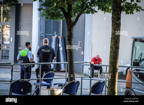 Essen NRW Deutschland Vorbereitung für den Bundesparteitag der