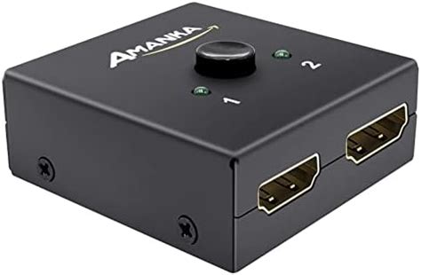 4K HDMI Switch Amanka HDMI Bi Directional 1x2 2x1 AB Switcher