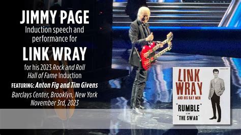 Jimmy Page Performing Rumble For Link Wrays Rock Hall Induction 11 3