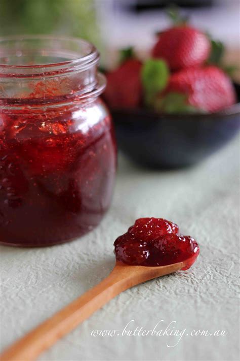 Strawberry Jam Butter Baking