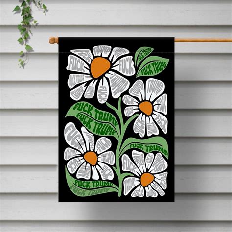 Subtle Anti Trump Flag Fuck Trump Feminist Gifts Anti Maga Feminist Flag Pro Choice Flag