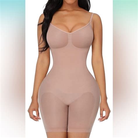 Intimates Sleepwear Tummy Control Full Bust Body Shaper Bodysuit