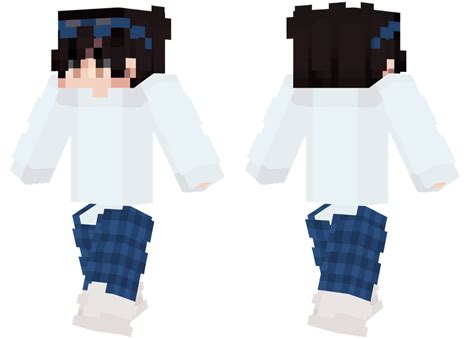 Blue Glasses Minecraft Skins