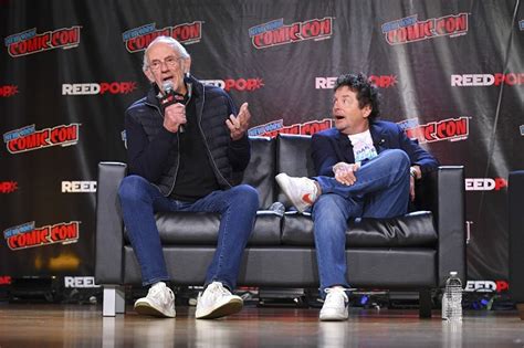 Michael J Fox E Christopher Lloyd Commuovono I Fan Di Ritorno Al