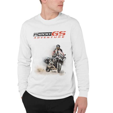 Camiseta Masculina Manga Longa Bmw R1200 Gs Adventure Big 99