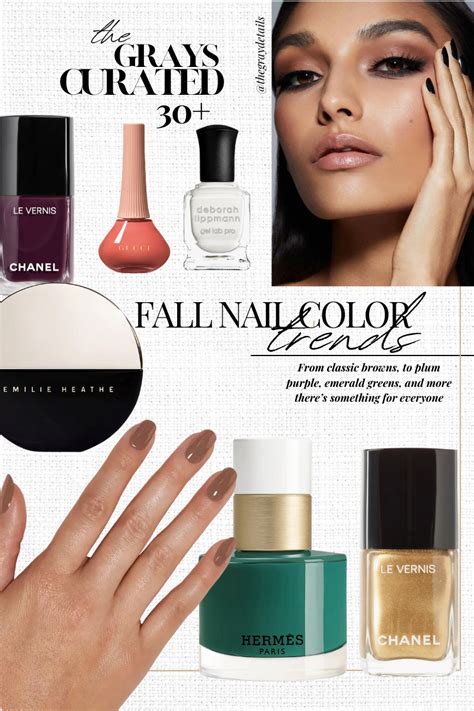 Best Fall Nail Colors of 2023 - the gray details