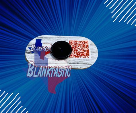 Acrylic Oval Fidget Spinner 2by3 Inch Blanktastic Sublimation Blanks