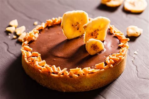 Recette Tarte La Banane Et Au Chocolat Marie Claire