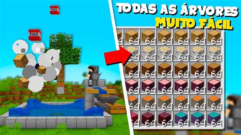 A Farm De Madeira Mais F Cil E Simples Do Minecraft E