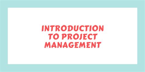 introduction  project management software engineering
