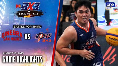 Meralco Vs Brgy Ginebra Battle For Third Highlights Pba X Season