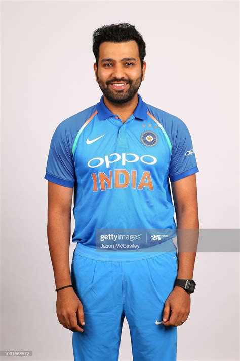 News Photo Rohit Sharma Poses During The India Men S ODI Bollywood