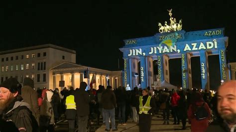 Brandenburg Gate Woman Life Freedom Frau Leben Freiheit Jin