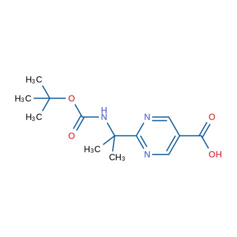 2090469 27 3 2 2 Tert Butoxy Carbonyl Amino Propan 2 Yl Pyrimidine