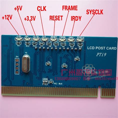 Купить Карта памяти для ПК Точный Ван pti9 PCI с китайский ЖК ...
