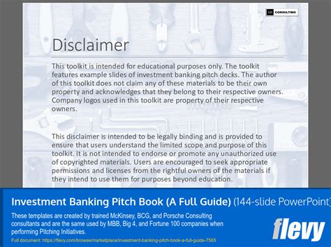 Investment Banking Pitch Book A Full Guide Ppt Slide Deck
