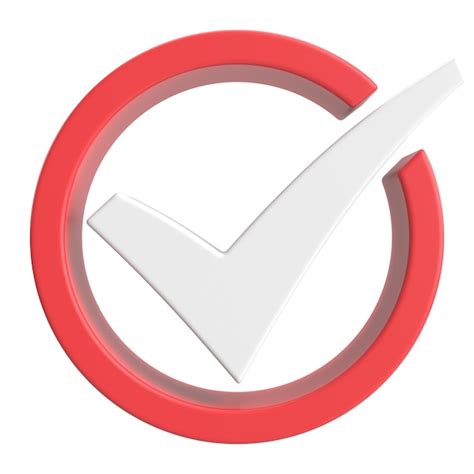 Premium Photo D Checkbox Check Mark D Illustration