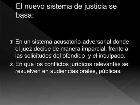 Nuevo Sistema De Justicia Penal Presentacion Ppt