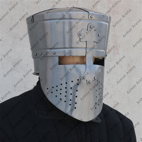 Medieval Knight Templar Helmet